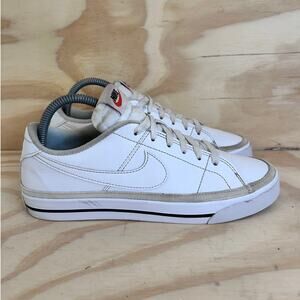 Nike - Court Legacy Casual Low Top - Sneakers - White - Women's - 8 - DH3161-101